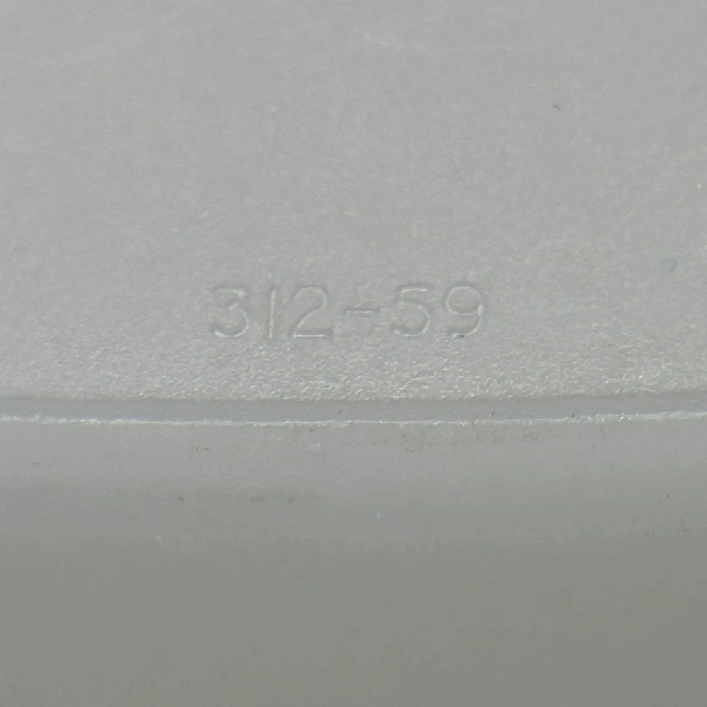 Vintage Tupperware Millionaire Line‎ Square Storage Containers Frosted 310-41